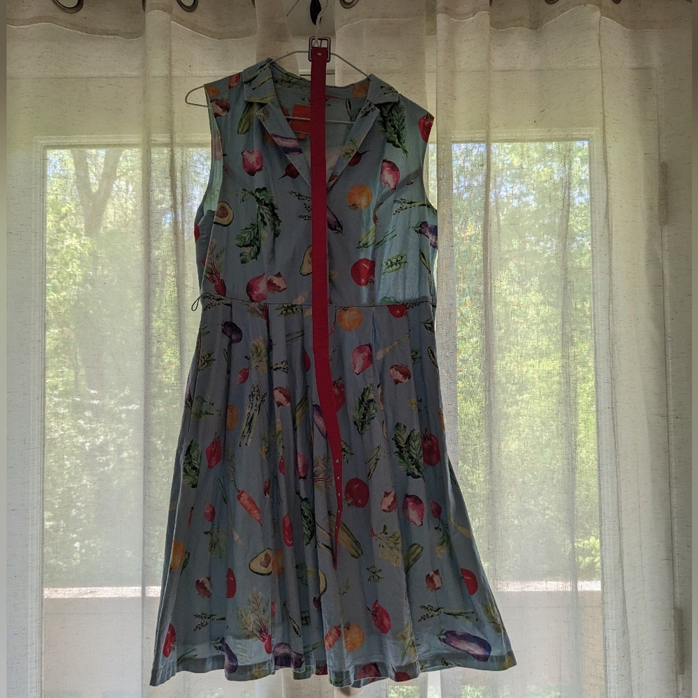 Modcloth Vegetable Novelty Print Dress